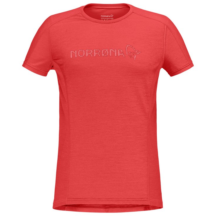Norrona Sous-vêtement technique Falketind Equaliser Merino W's Paprika Présentation