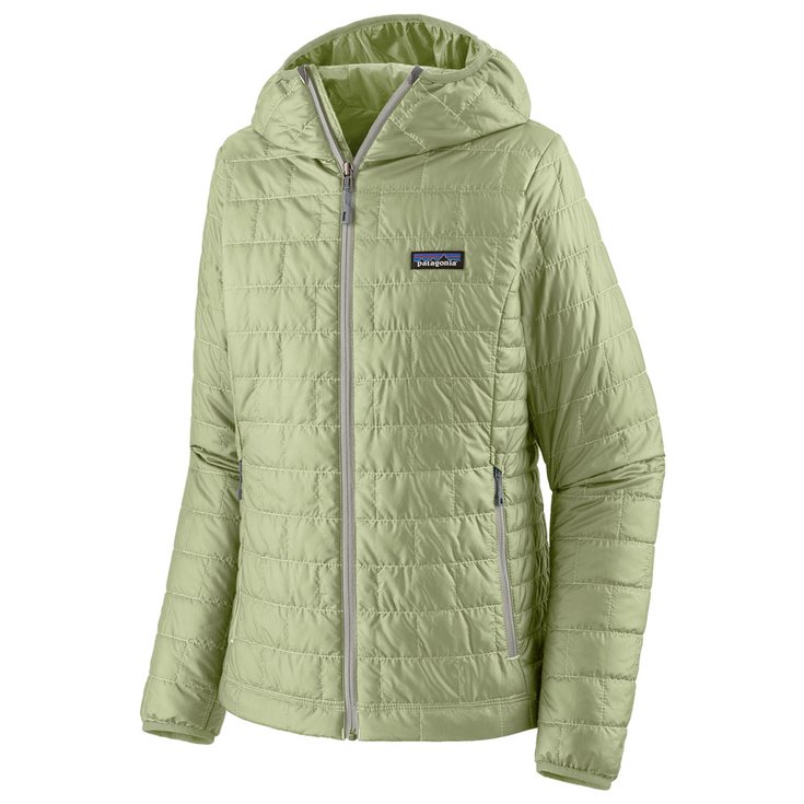 Patagonia Down jackets Nano Puff Hoody W's Friend Green Overview