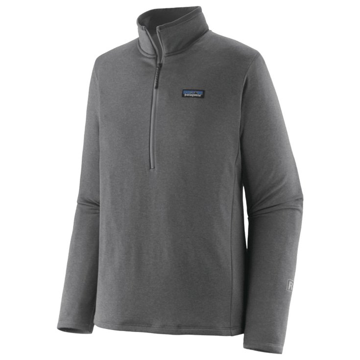 Patagonia M's R1 Daily Zip Neck Noble Grey Salt Grey X-Dye 