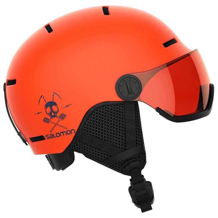 Salomon Visor helmet Grom Visor Flame Orange Overview