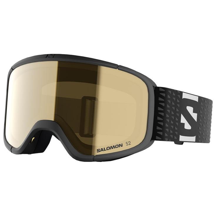 Salomon Skibrille Aksium 2.0 S Black Flash Gold Präsentation