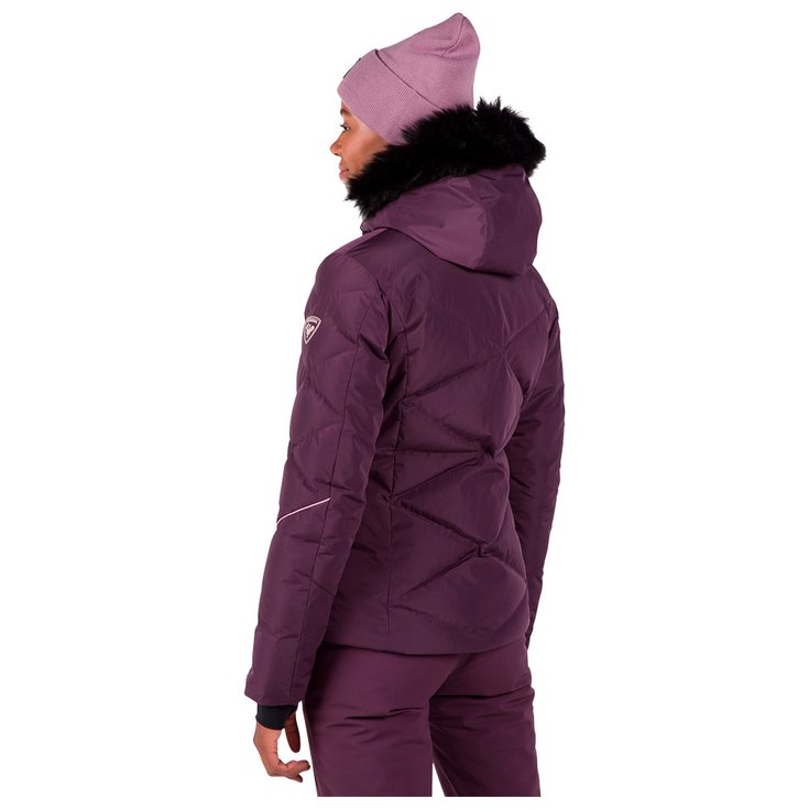 Rossignol Skijacke W Staci Pearly Mulberry Rücken