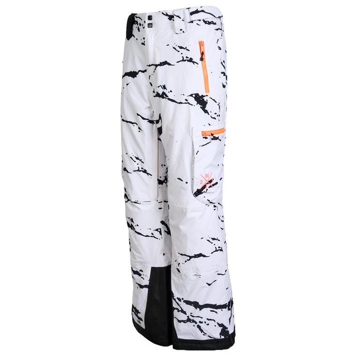 Watts Skihose Xgrab Minimal Camo White Präsentation