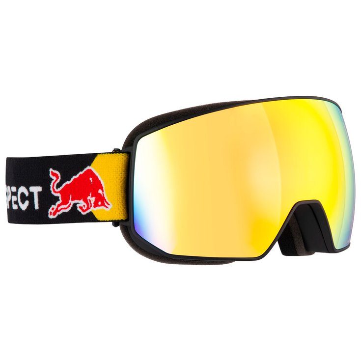 Red Bull Spect Máscaras Fink Matt Black Orange Red Mirror Presentación