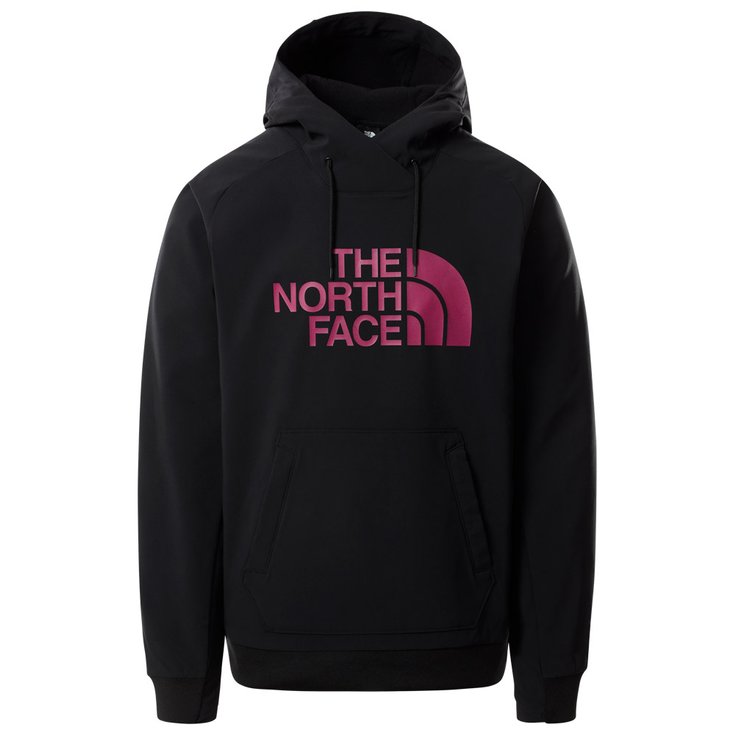 The North Face Sweat Tekno Logo Black Roxburry Pink Presentazione