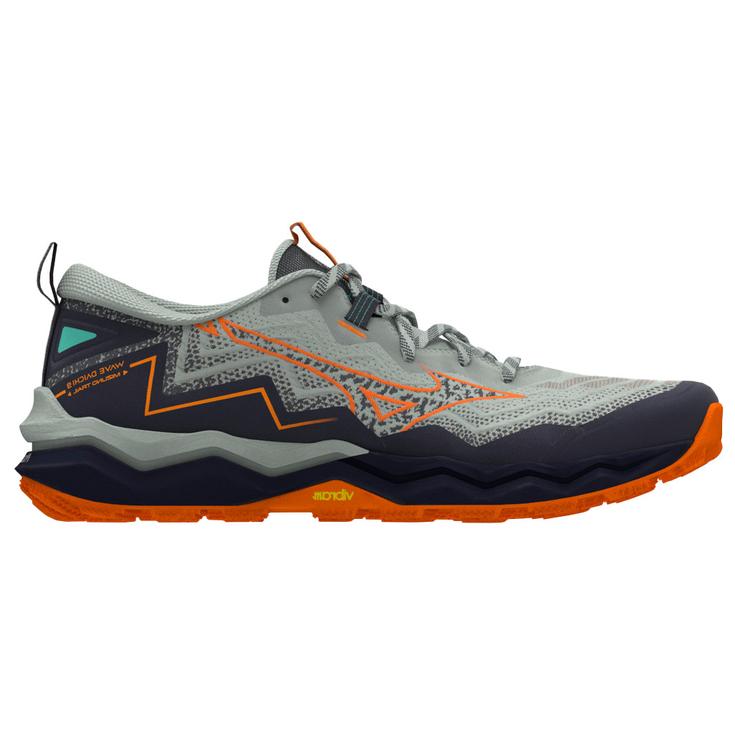 Mizuno Botas de trail Wave Daichi 9 Mercury Tangelo Tangorange Presentación