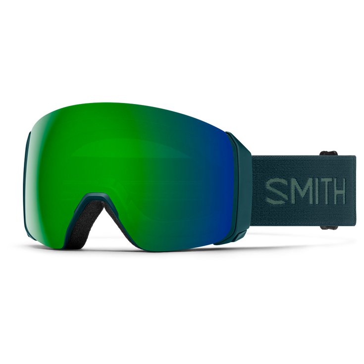 Smith Masque de Ski 4D Mag XL Pacific Chromapop Everyday Green Mirror + Chromapop Storm Blue Sensor Mirror Présentation