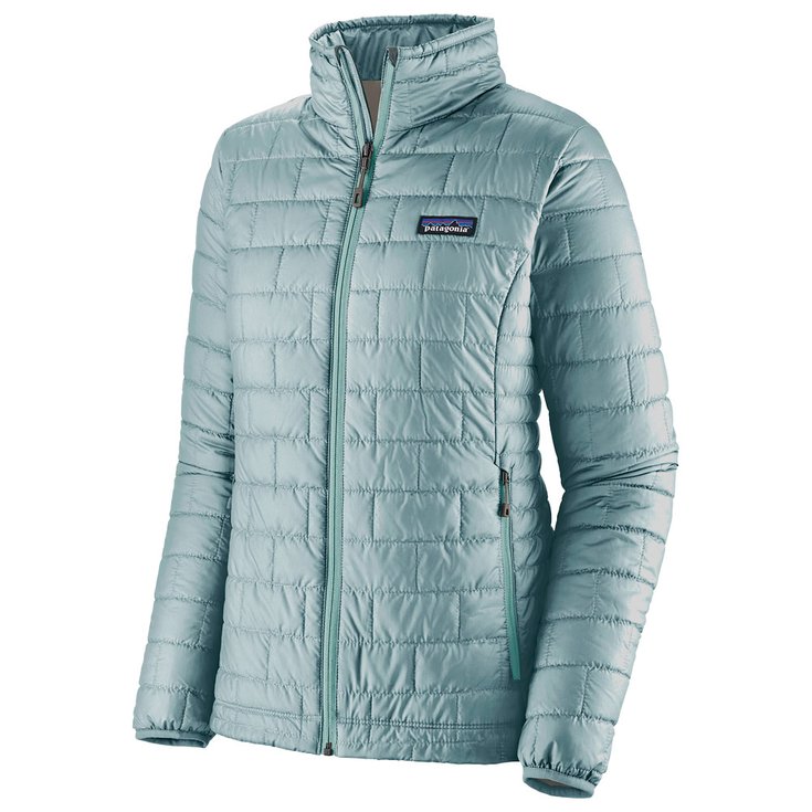 Patagonia Doudoune Nano Puff Jkt W's Thermal Blue Présentation