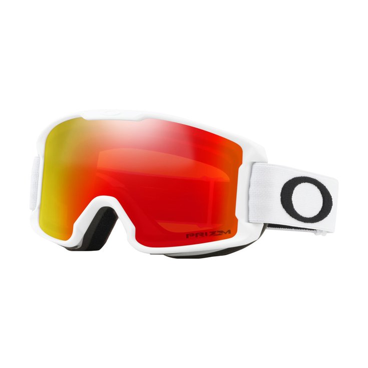 Oakley Masque de Ski Line Miner Youth Matte White Prizm Snow Torch Iridium Présentation