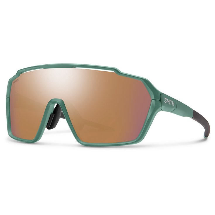 Smith Zonnebrillen Shift Mag Alpine Green Chromapop Rose Gold Mirror Voorstelling