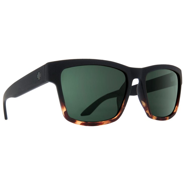 Spy Sunglasses Haight 2 Soft Matte Black Tort Fade Happy Gray Green Overview