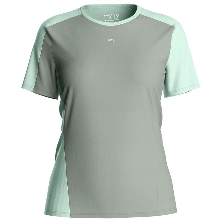 Ortovox Wander-T-Shirt 120 Cool Tec Fast Upward W Green Sage Präsentation