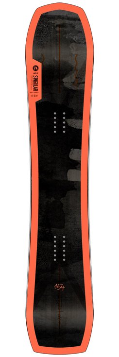 Amplid Planche Snowboard Singular Black Blue Dos