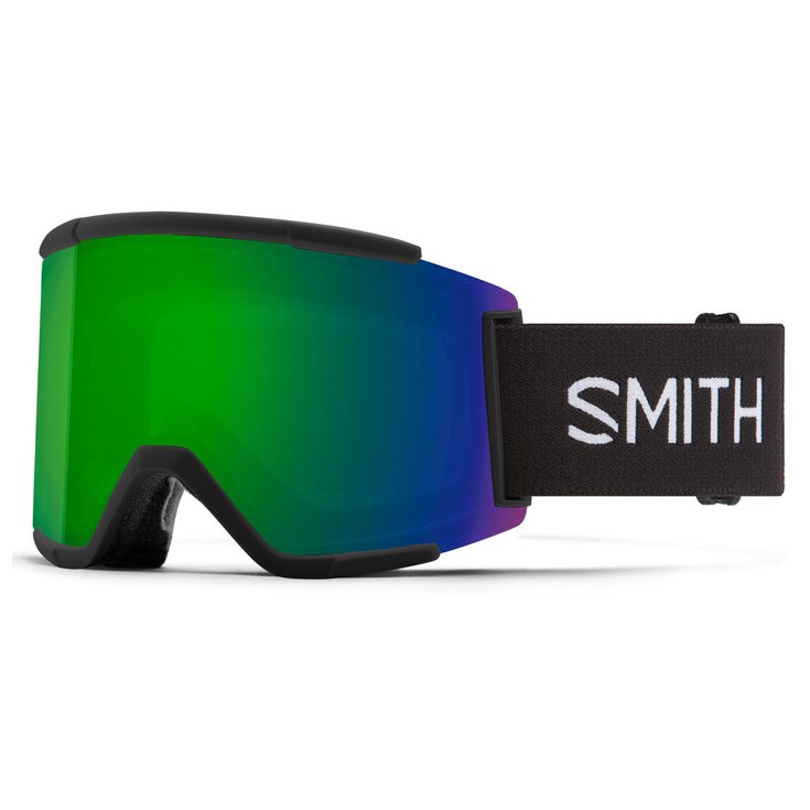 Smith Masque de Ski Squad Xl Black Chromapop Sun Green + Chromapop Storm Rose Flash 