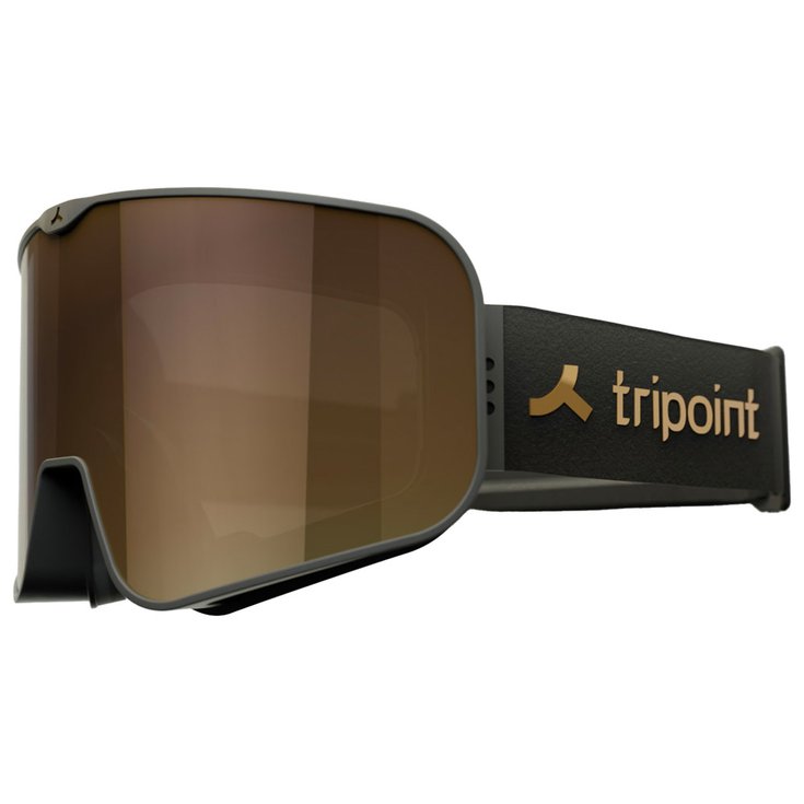 Tripoint Skibrille Tumba Peak Small Matt Black Brown Bronze Multi Präsentation