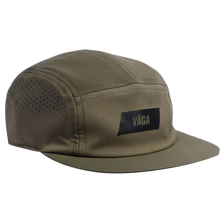 Vaga Petten Feather Racing Cap Taupe Voorstelling