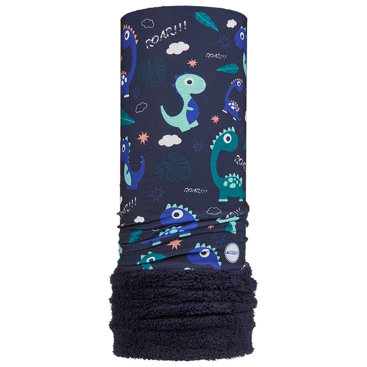 Cairn Neck warmer Malawi Polar Plush Junior Blue Dino Overview