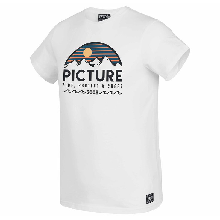 Picture T-shirts Yukon White Voorstelling