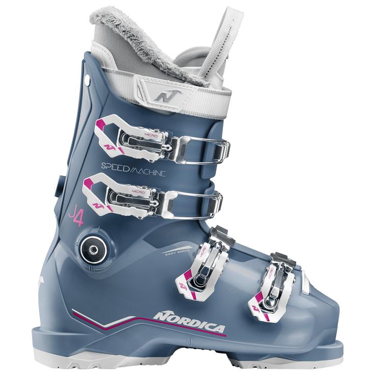 Nordica Skischuh Speedmachine J 4 Blue Light Blue Fuchsia Präsentation