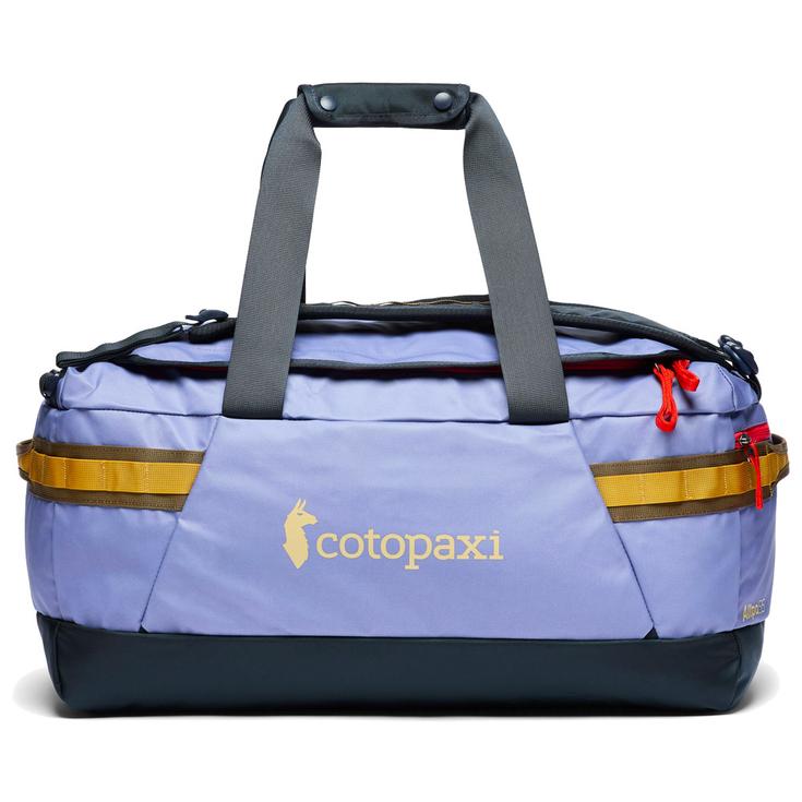Cotopaxi Bolsa de viaje Allpa Getaway 55L Duffel Blue Smoke & Carbon Presentación