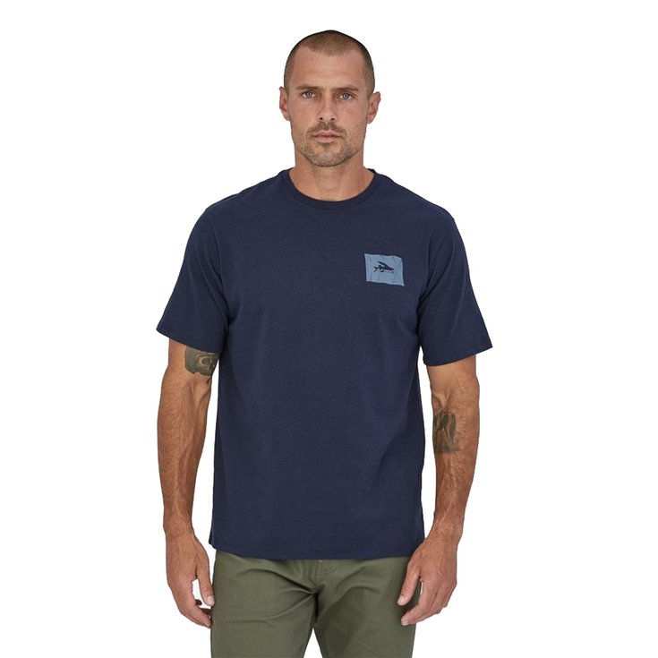 Patagonia Tee-shirt Fly the Flag Responsibili-Tee® - New Navy 