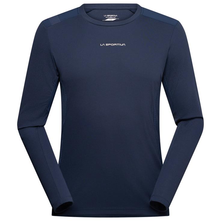 La Sportiva Wandel T-shirt Beyond Longsleeve Night Sky Chalk Voorstelling