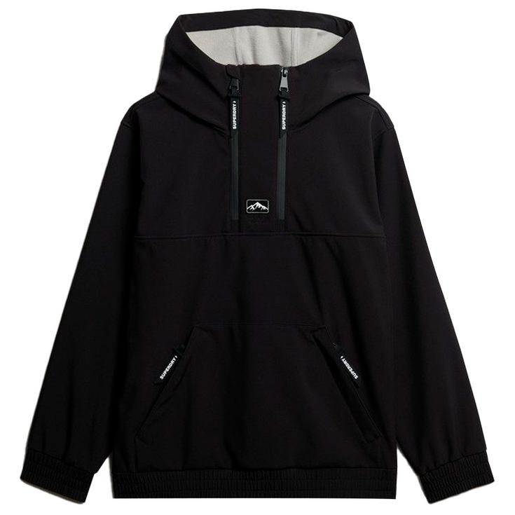 Superdry Giubbotto tecnico Freestyle Softshell Ski Hood W's Black Presentazione