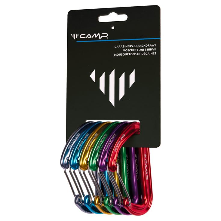 C.A.M.P. Mousqueton Rack Pack 6 Photon Wire Présentation