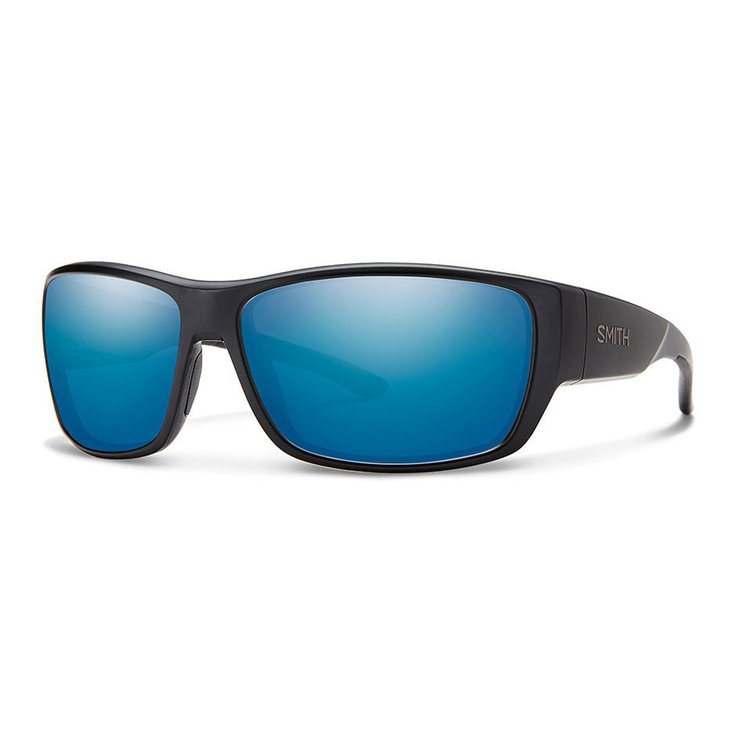 Smith Sonnenbrille Forge Matte Black Blue Mirror Präsentation
