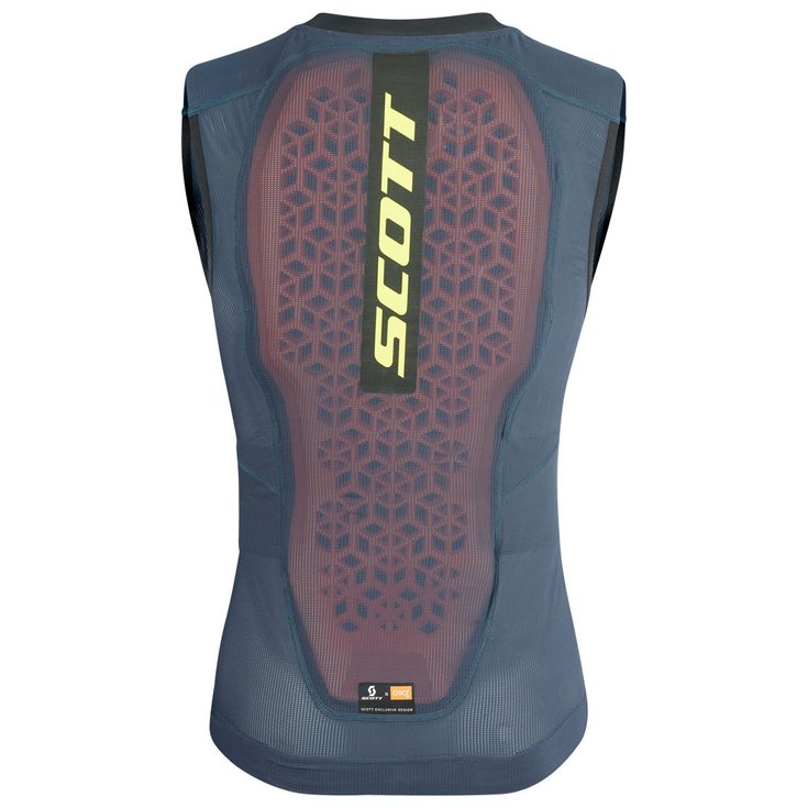 Scott Back protection Airflex Light Vest Pro Blue Nights Lime Yellow Overview