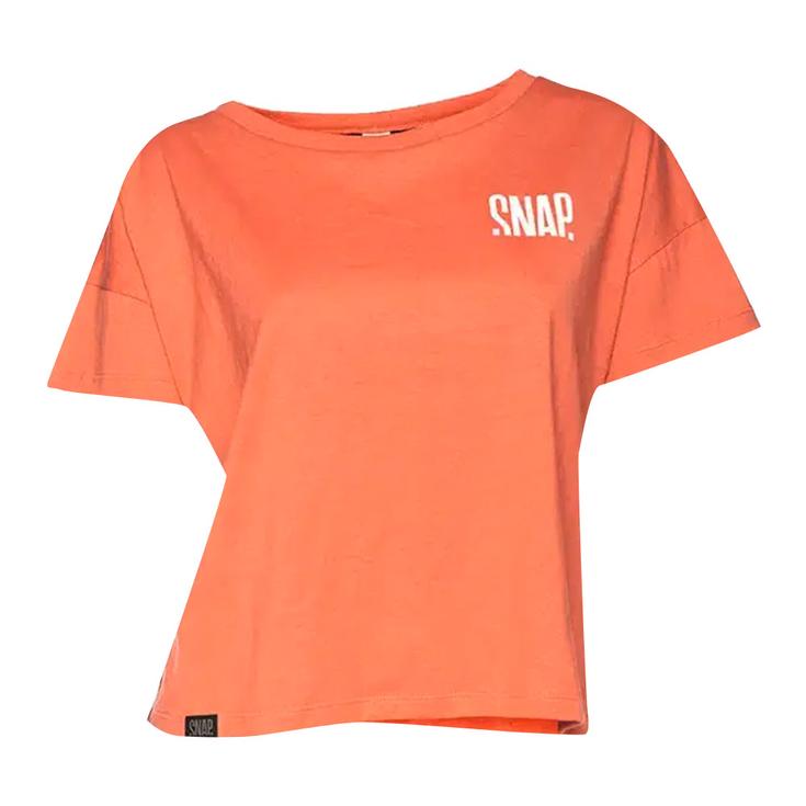 Snap W's Crop Top Hemp T-Shirt Terracota 