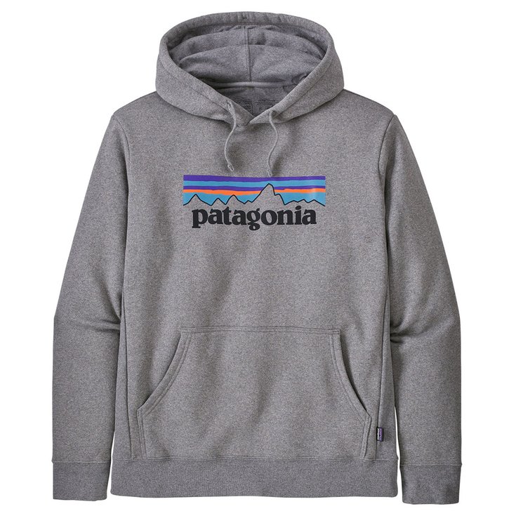 Patagonia Sweatshirt P-6 Logo Uprisal Gravel Heather Präsentation