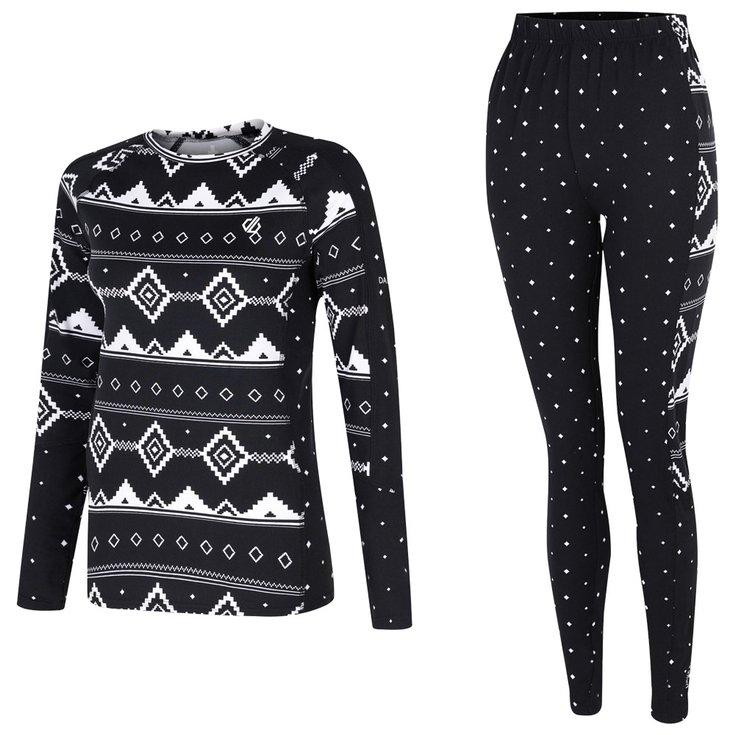 DARE2B Exchange IIII Blaselayer Set Black Fairisle Print 