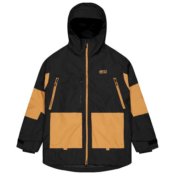 Picture Skijassen Jomoh Jacket Black Brown Sugar Voorstelling