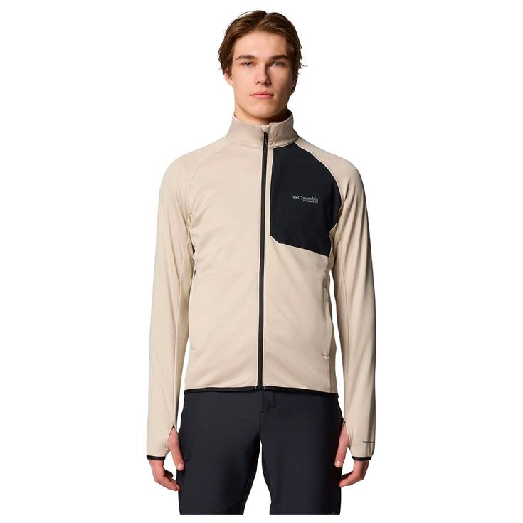 Columbia Polar Triple Canyon Grid Fleece Fz II Dark Stone Black Presentación
