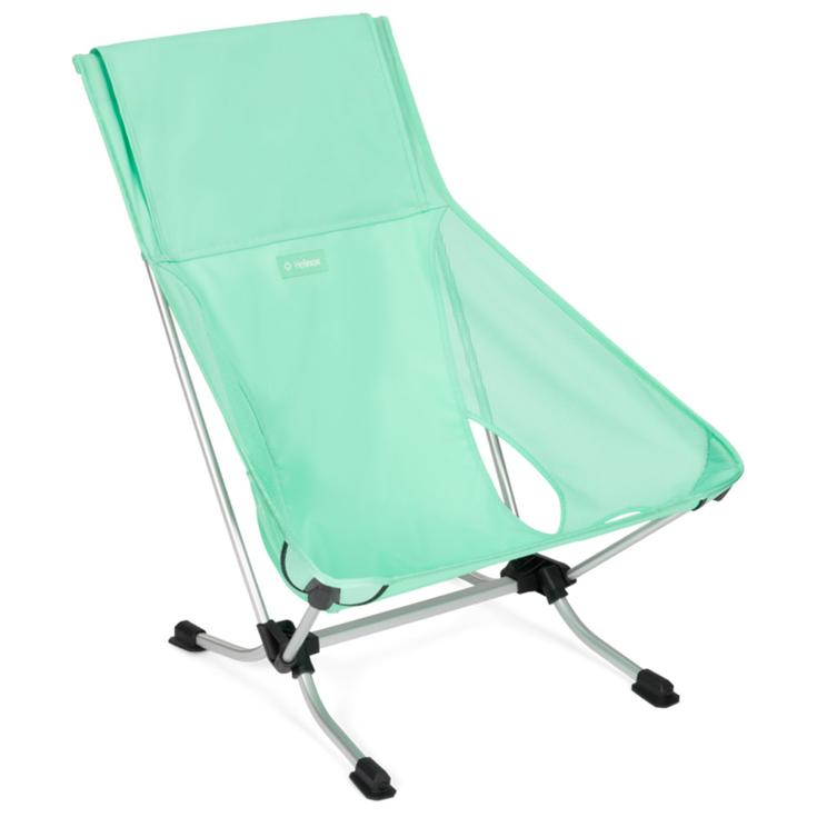 Helinox Kampeermeubelen Beach Chair Biscay Green Silver Voorstelling