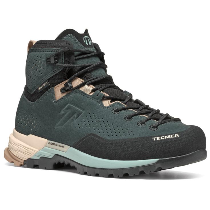Tecnica Aanloopschoenen Sulfur Mid Gore-Tex Ws Deep Green Light Blue Voorstelling