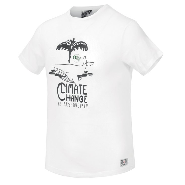 Picture T-shirts Whale White Voorstelling