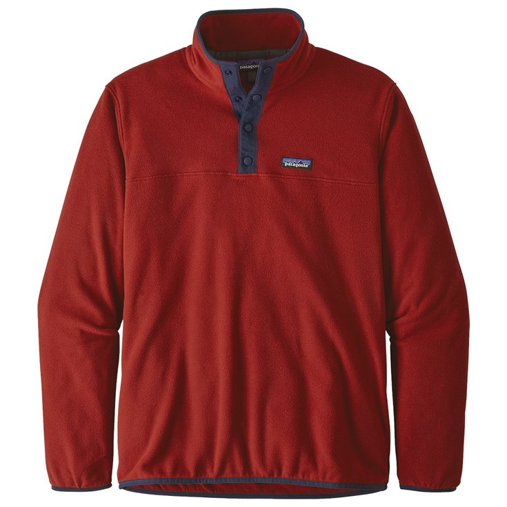 Patagonia Fleece Micro D Snap-t Molten Lava Overview