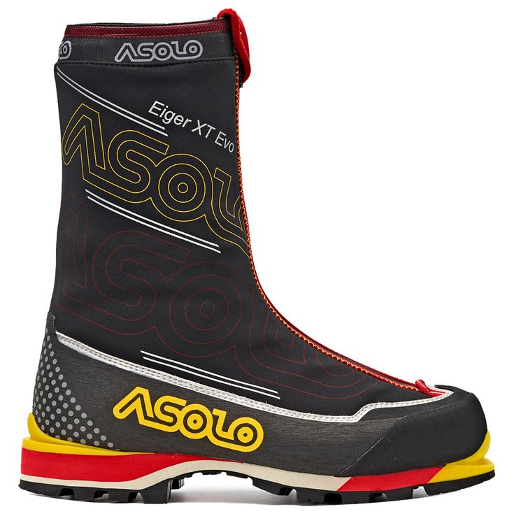 Asolo Chaussures d'alpinisme Eiger XT Evo GV Nero Rosso Présentation