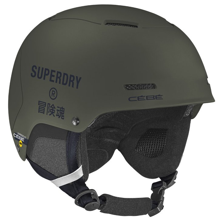 Cebe Helmet Pow Mips X Superdry Matt Dusty Olive Overview