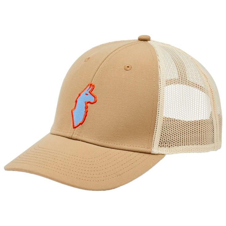 Cotopaxi Cap Llama Trucker Hat Desert Präsentation