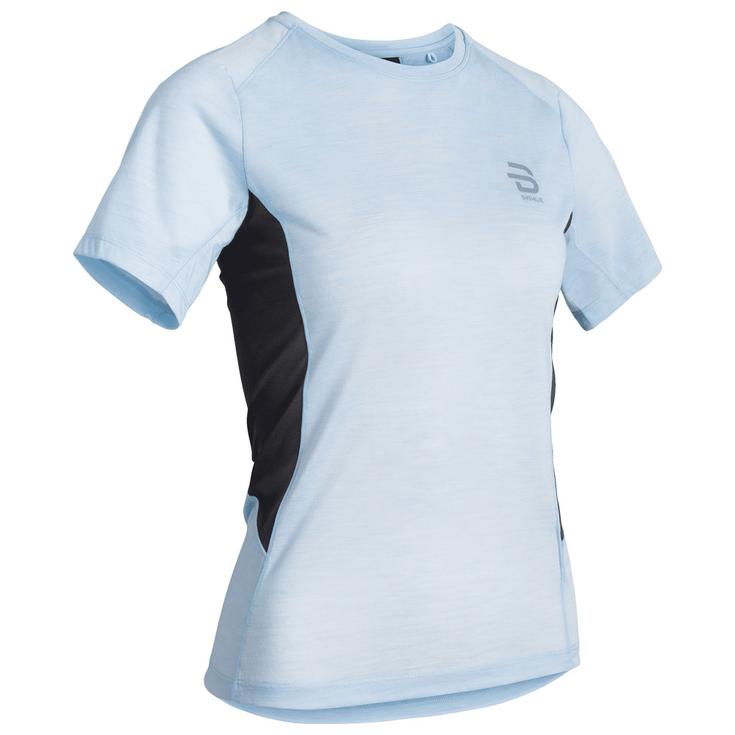Bjorn Daehlie Maglietta da trail T-Shirt Tech Wool Wmn Blue Aura Blue Aura Presentazione