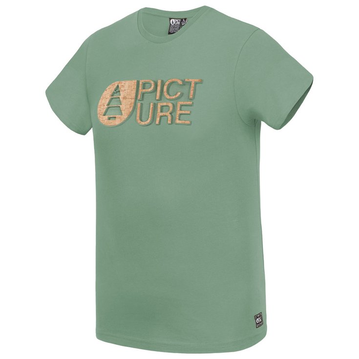 Picture Tee-Shirt Basement Cork Army Green Overview