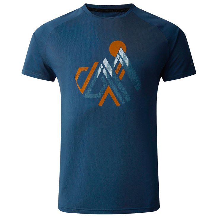 DARE2B Tee-shirt de trail Tech II tee Moonlight Denim Présentation