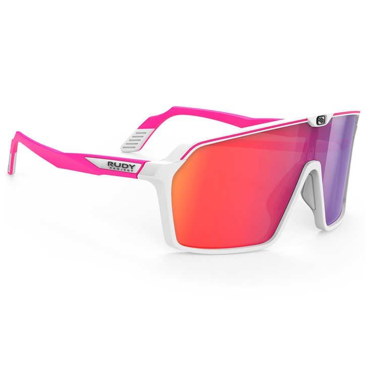 Rudy Project Spinshield White Pink Fluo Matte Multilaser Red Overview