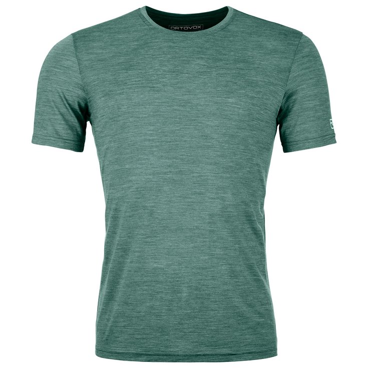 Ortovox Tee-shirt de rando 120 Cool Tec Clean M Arctic Grey Blend Présentation