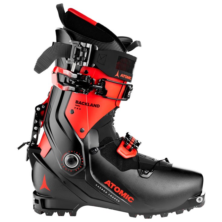 Atomic Chaussures de Ski Randonnée Backland Pro Black Red Dos