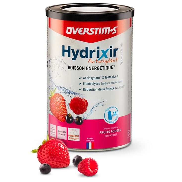Overstims Bebida Hydrixir Antioxydant 600 g. Fruits Rouges Presentación