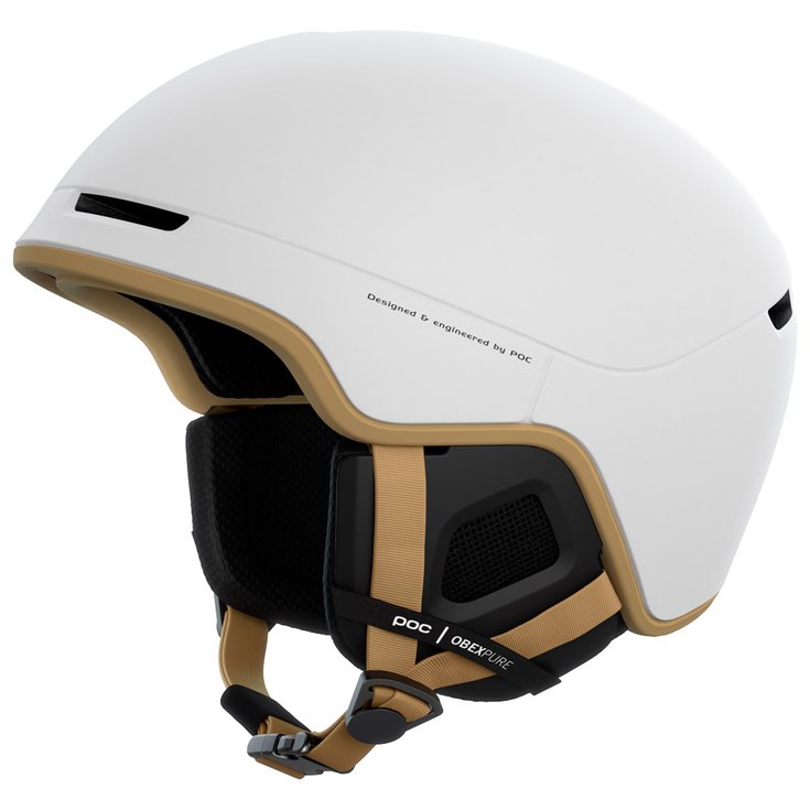 Poc Helmet Obex Pure Hydrogen White Aragonite Brown Overview